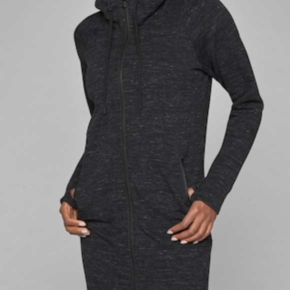 Athleta stronger long hoodie Clearance